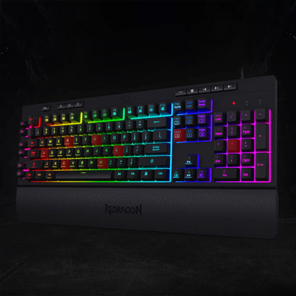 Redragon K512 Shiva RGB Backlit Keyboard With Multimedia Keys