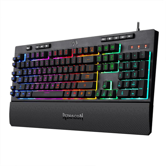 Redragon K512 Shiva RGB Backlit Keyboard With Multimedia Keys
