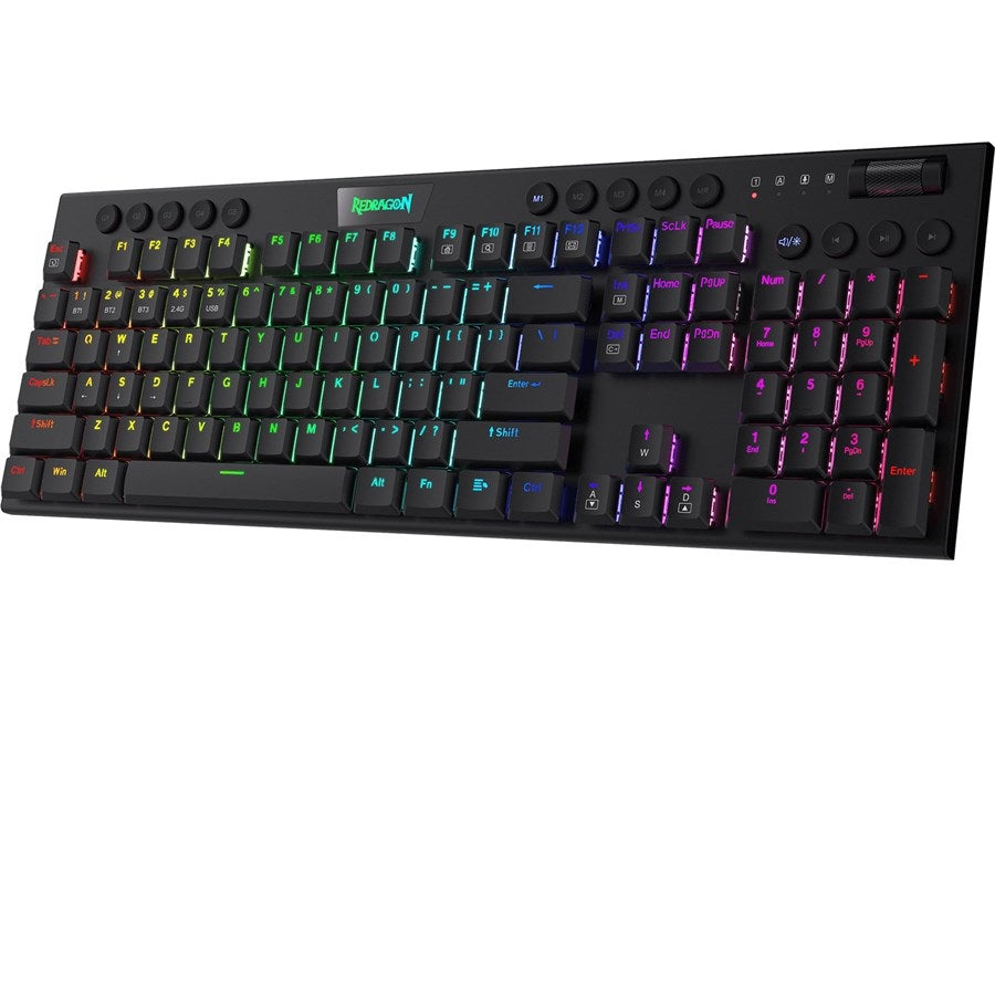 Redragon K618 HORUS PRO Wireless RGB Mechanical Keyboard (Black)