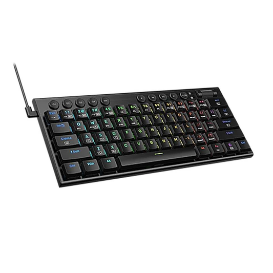 Redragon K632 RGB 60% Wired Mechanical Keyboard with Macro Keys (Black)