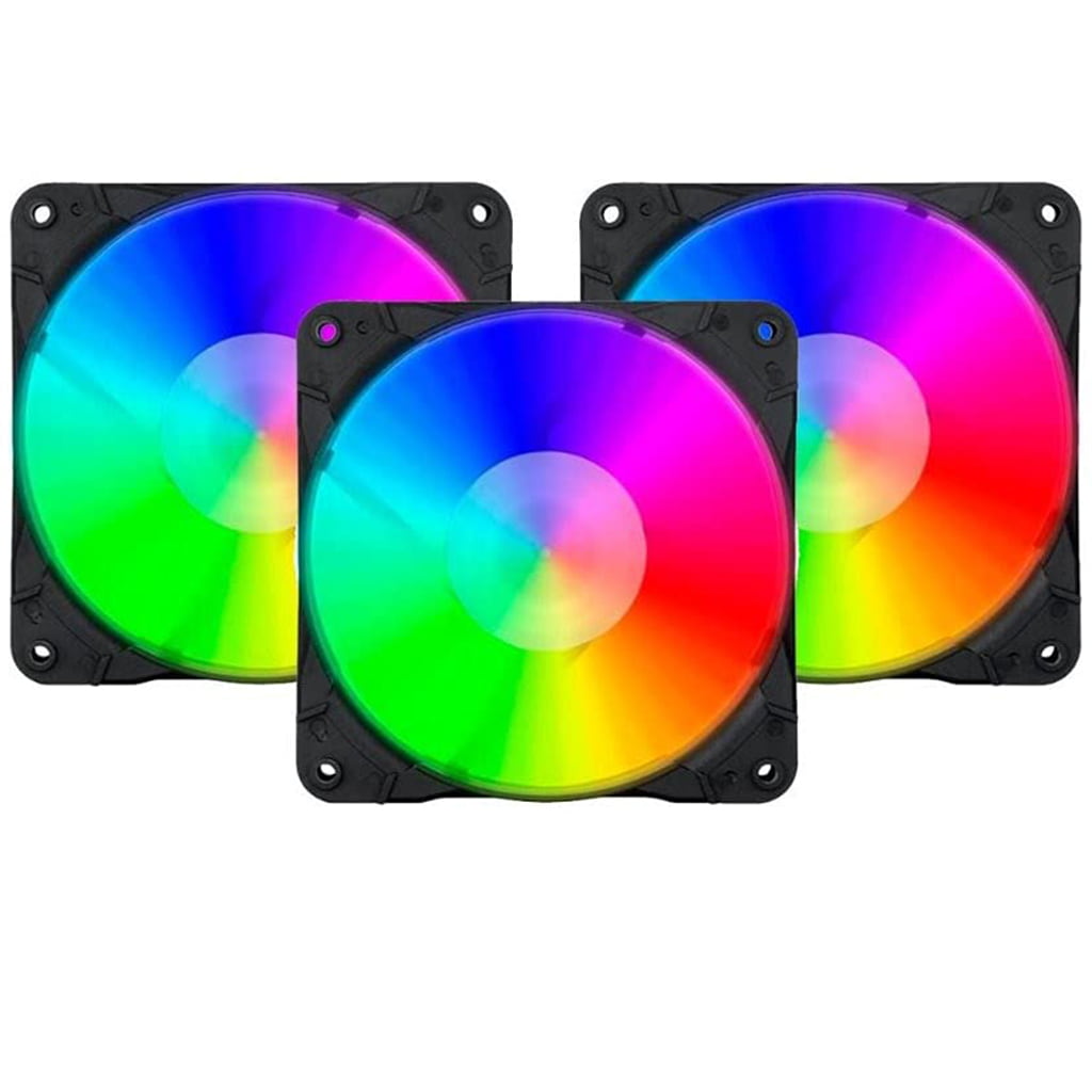 Redragon GCF007 120mm RGB Triple Case Fan Pack