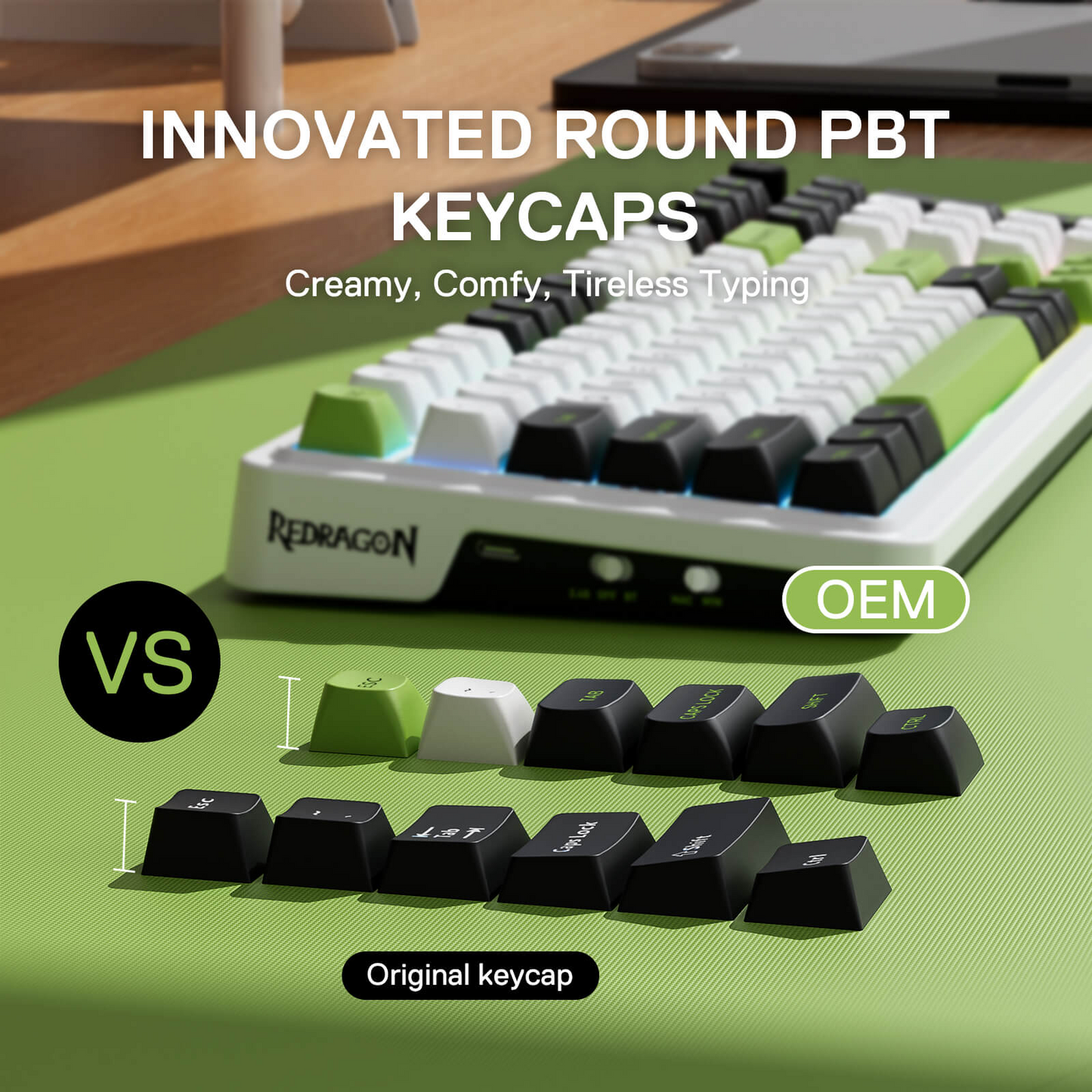 Redragon K686 EISA MAX 98-Keys Wireless Gasket Mechanical Gaming Keyboard