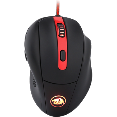 Redragon M605 SMILODON Optical USB Wired Gaming Mouse, 2000 DPI (Black)