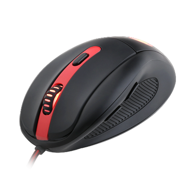 Redragon M605 SMILODON Optical USB Wired Gaming Mouse, 2000 DPI (Black)