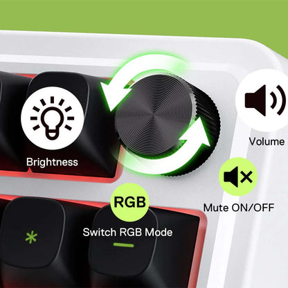 Redragon K686 WBG Wireless Gasket RGB Mechanical Keyboard