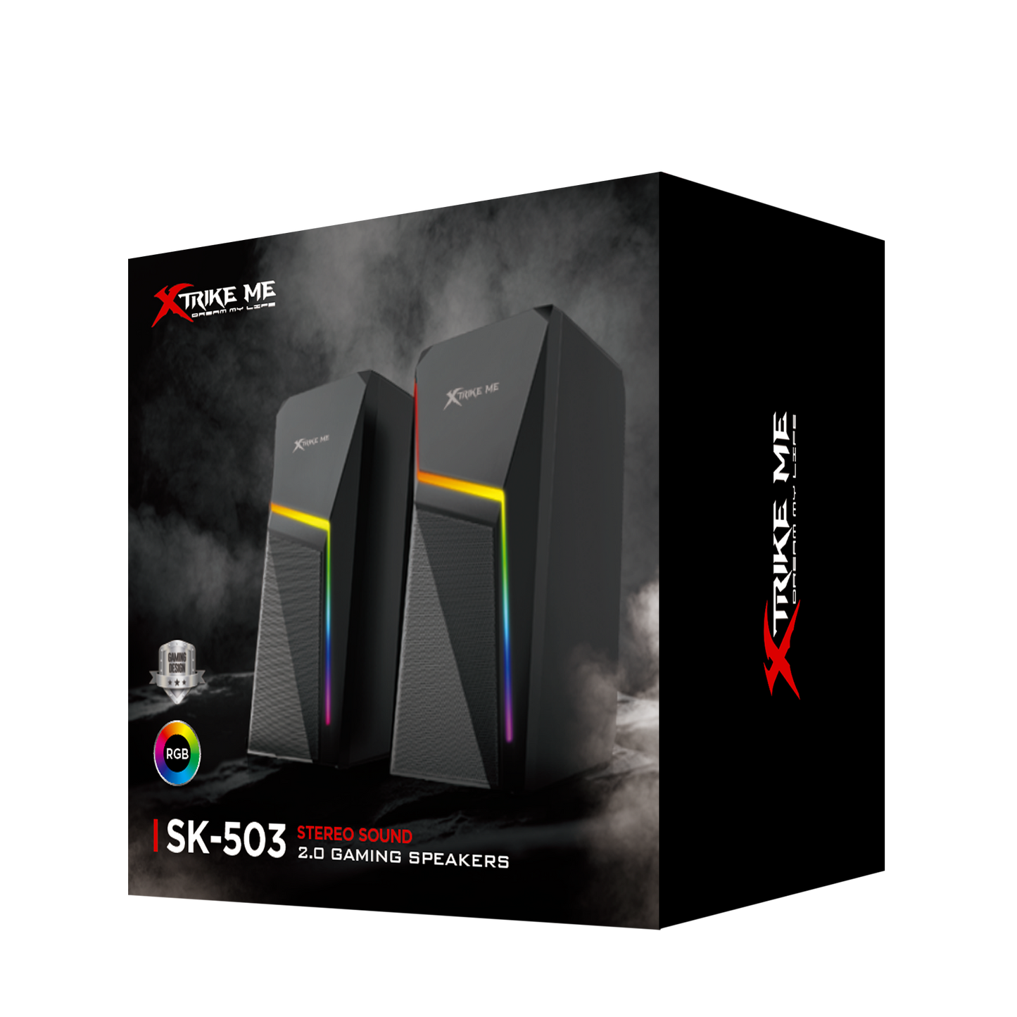 Xtrike Me Sk-503 Dream My Life Backlit 2in1 Soundbar Speaker
