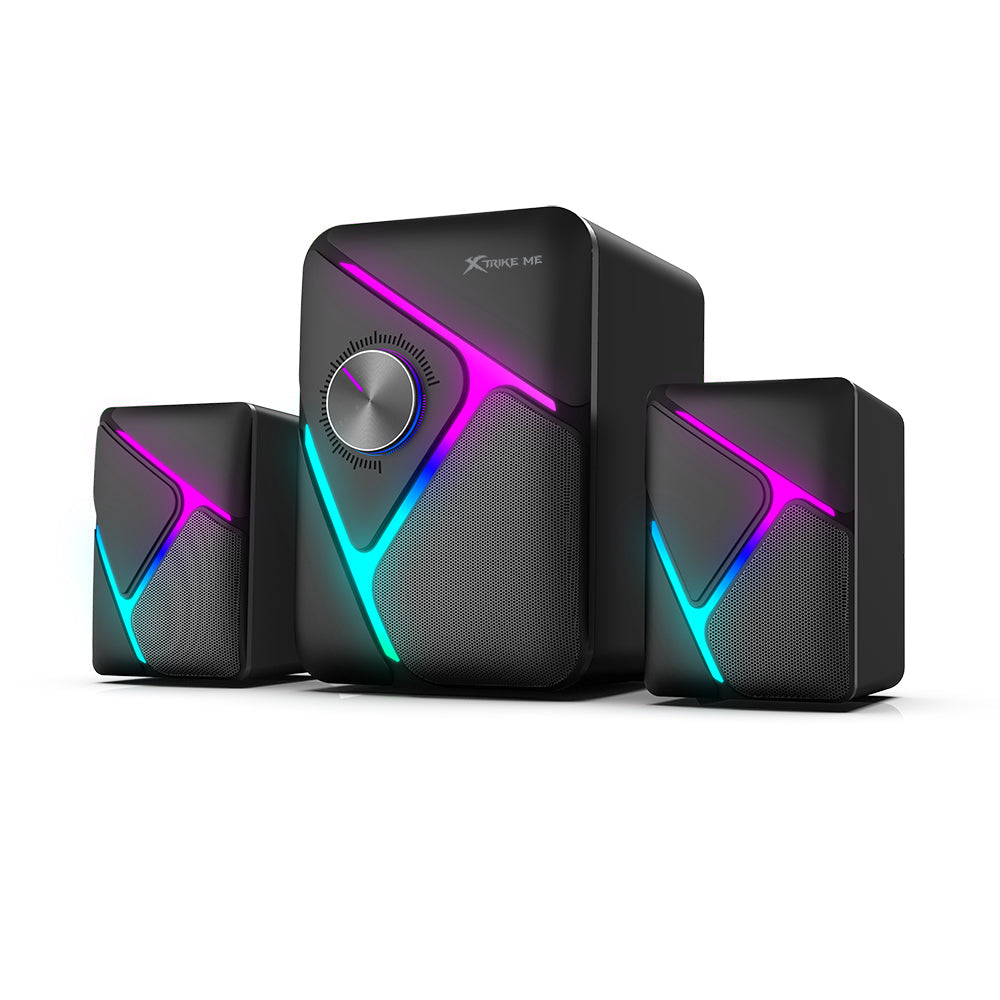 XTRIKE ME SK-610 SUBWOOFER RGB STEREO WIRED GAMING SPEAKERS