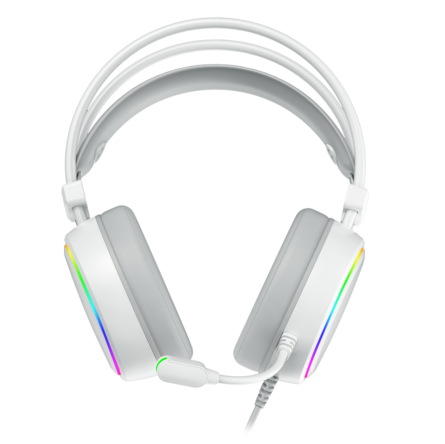 T-DAGGER T-RGH304 White Gaming Headset with Backlighting