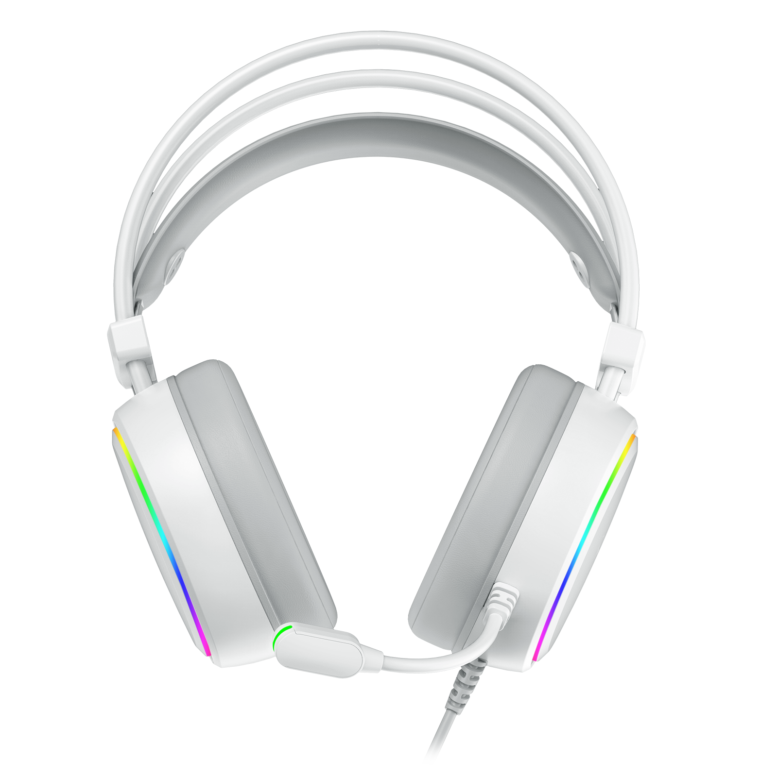 T-DAGGER T-RGH304 White Gaming Headset with Backlighting