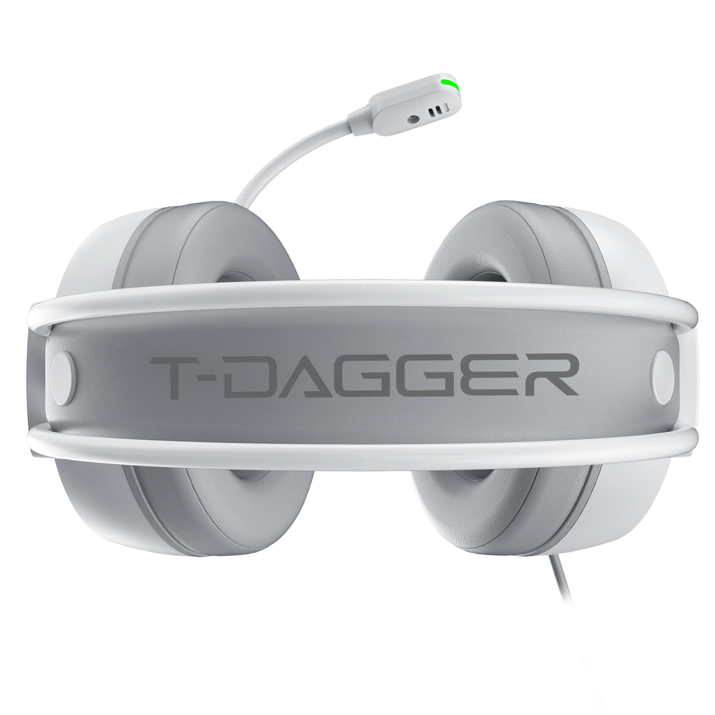 T-DAGGER T-RGH304 White Gaming Headset with Backlighting