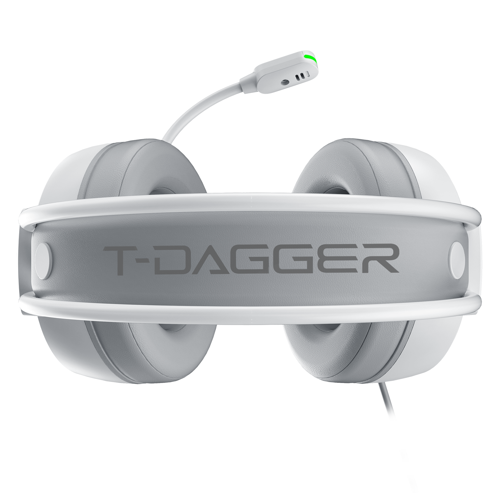T-DAGGER T-RGH304 White Gaming Headset with Backlighting