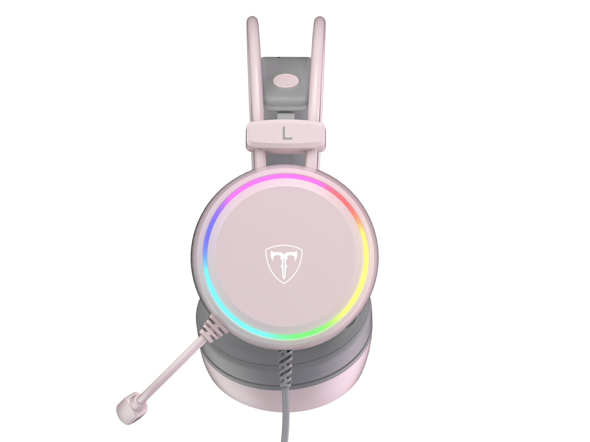 T-DAGGER T-RGH304 Pink Gaming Headset with Backlighting