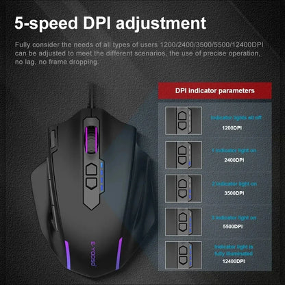 E-YOOSO X-41 Pro RGB Wired Gaming Mouse