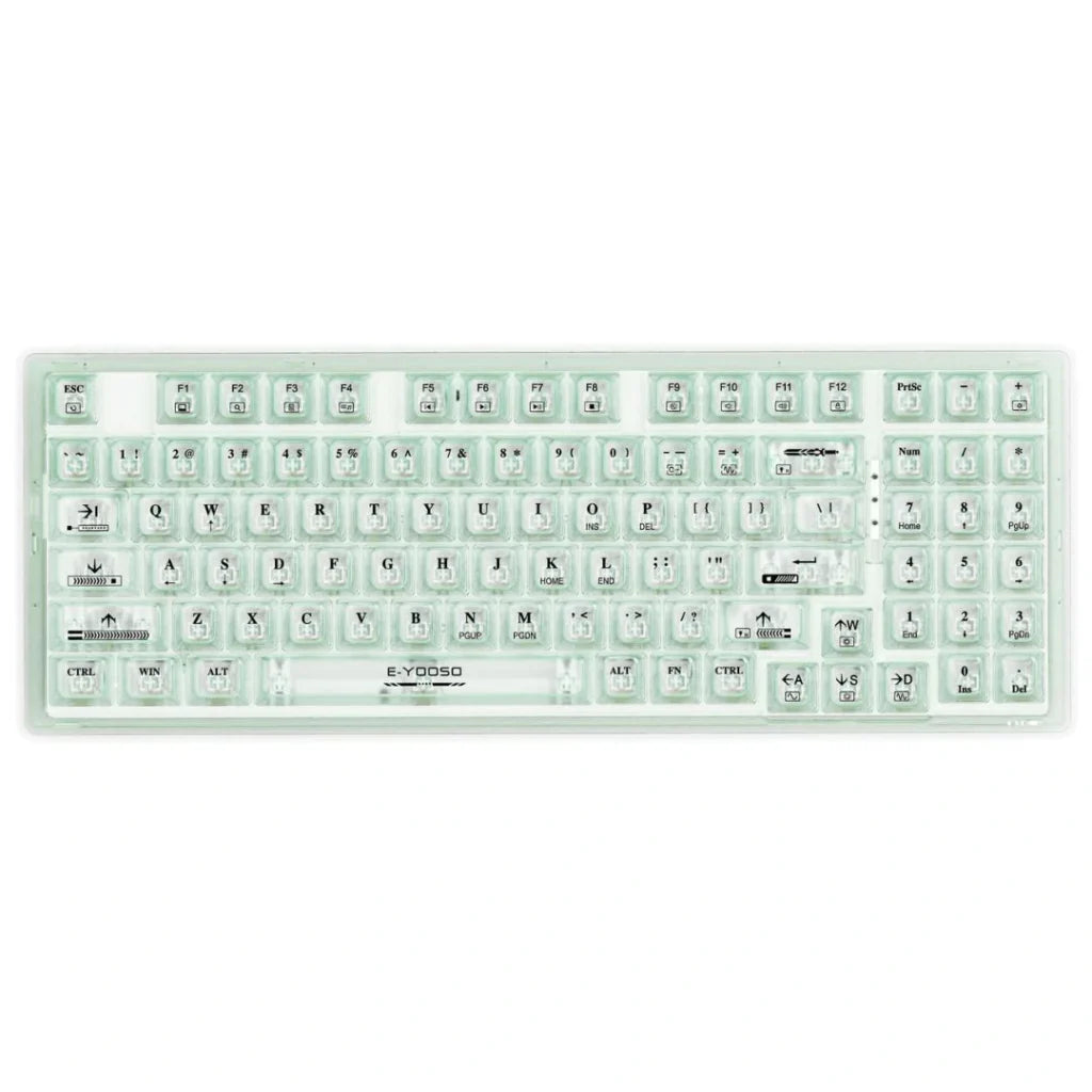 EYOOSO Z94 94-Key Transparent Mechanical Gaming Keyboard