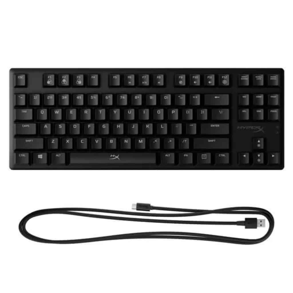 HyperX Alloy Origins Core TKL Mechanical Gaming Keyboard OPEN BOX Blue Clicky Switches