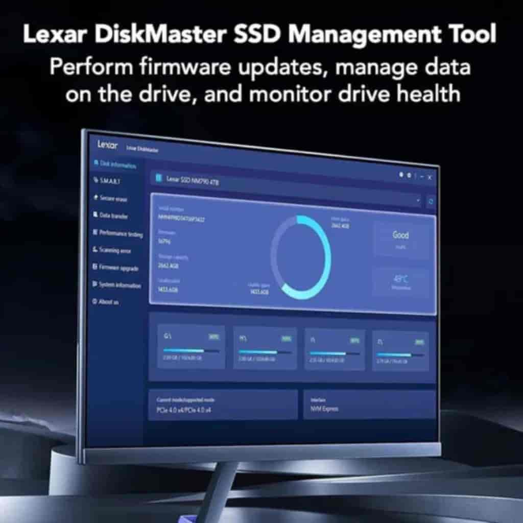 Lexar 2tb NQ780 M.2 2280 Gen4 NVMe SSD
