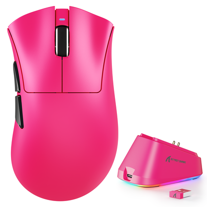 ATTACK SHARK V3PRO Ultra-Light Tri-Mode Gaming Mouse with Charging Dock