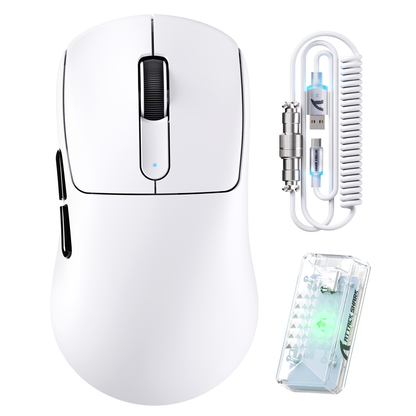 ATTACK SHARK V5 8KHz Wireless PAW3950MAX Gaming Mouse with C06 Ultra Cable