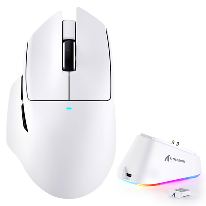 ATTACK SHARK V6 Ultra-Light Tri-Mode Gaming Mouse