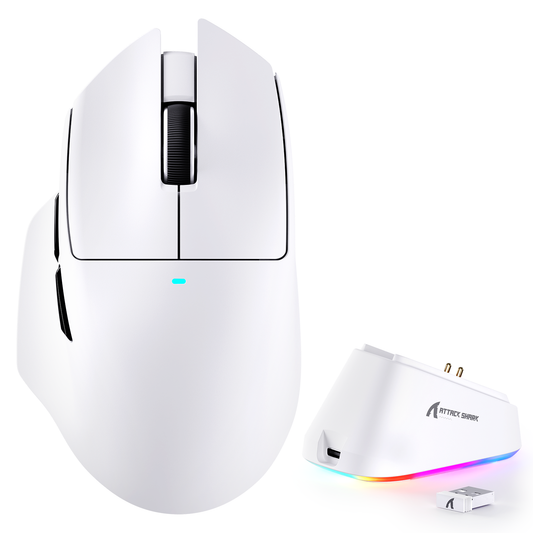 ATTACK SHARK V6 Ultra-Light Tri-Mode Gaming Mouse