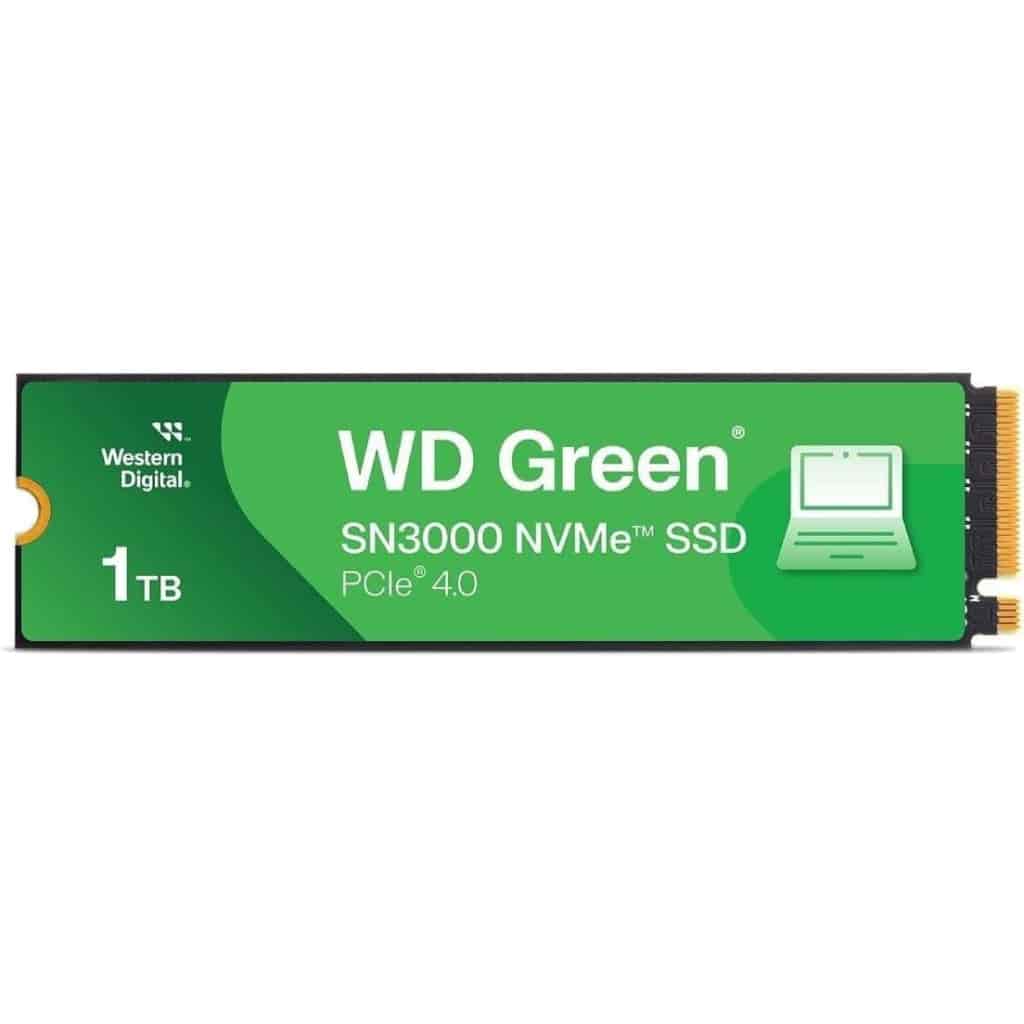 WD Green SN3000 1TB NVMe Internal SSD