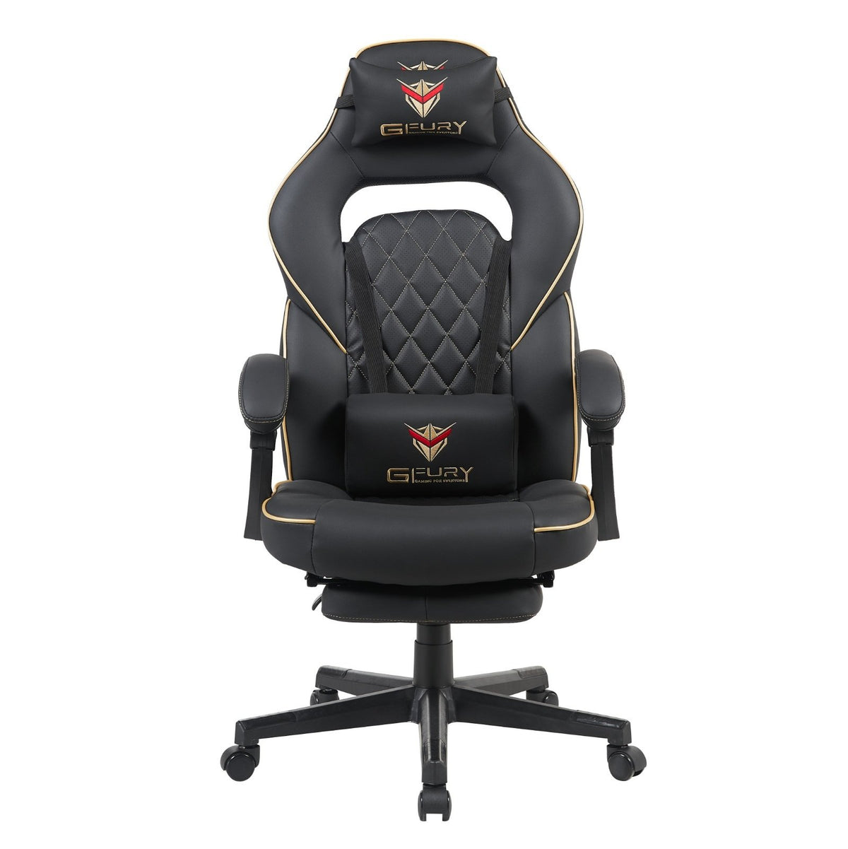 GFury Gaming Chair KW-M7308-2 (Black + Golden)