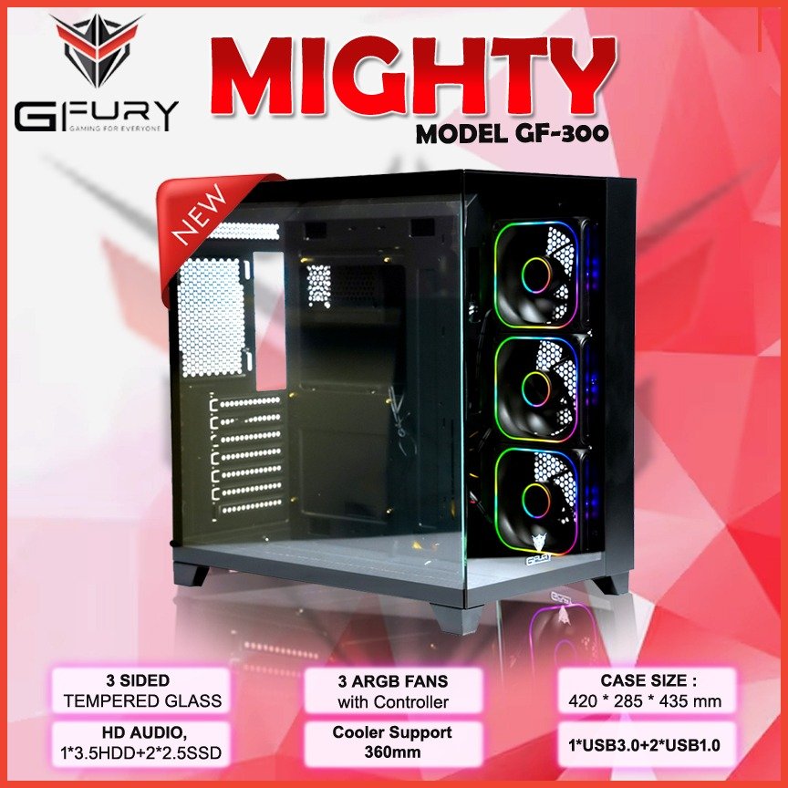 GFury MIGHTY GF-300 Gaming PC Case