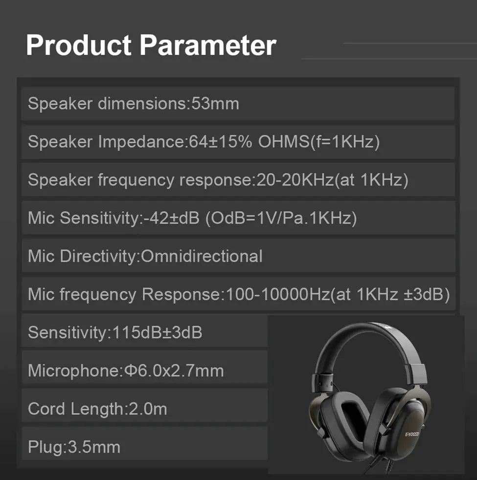 E-Yooso H2828D Gaming Headset (Black)