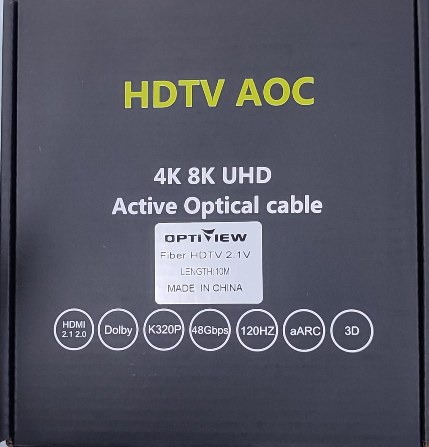 Optiview HDMI 8K ACTIVE OPTICAL CABLE - 2.1 V ( AOC ) WITH BOX 15m
