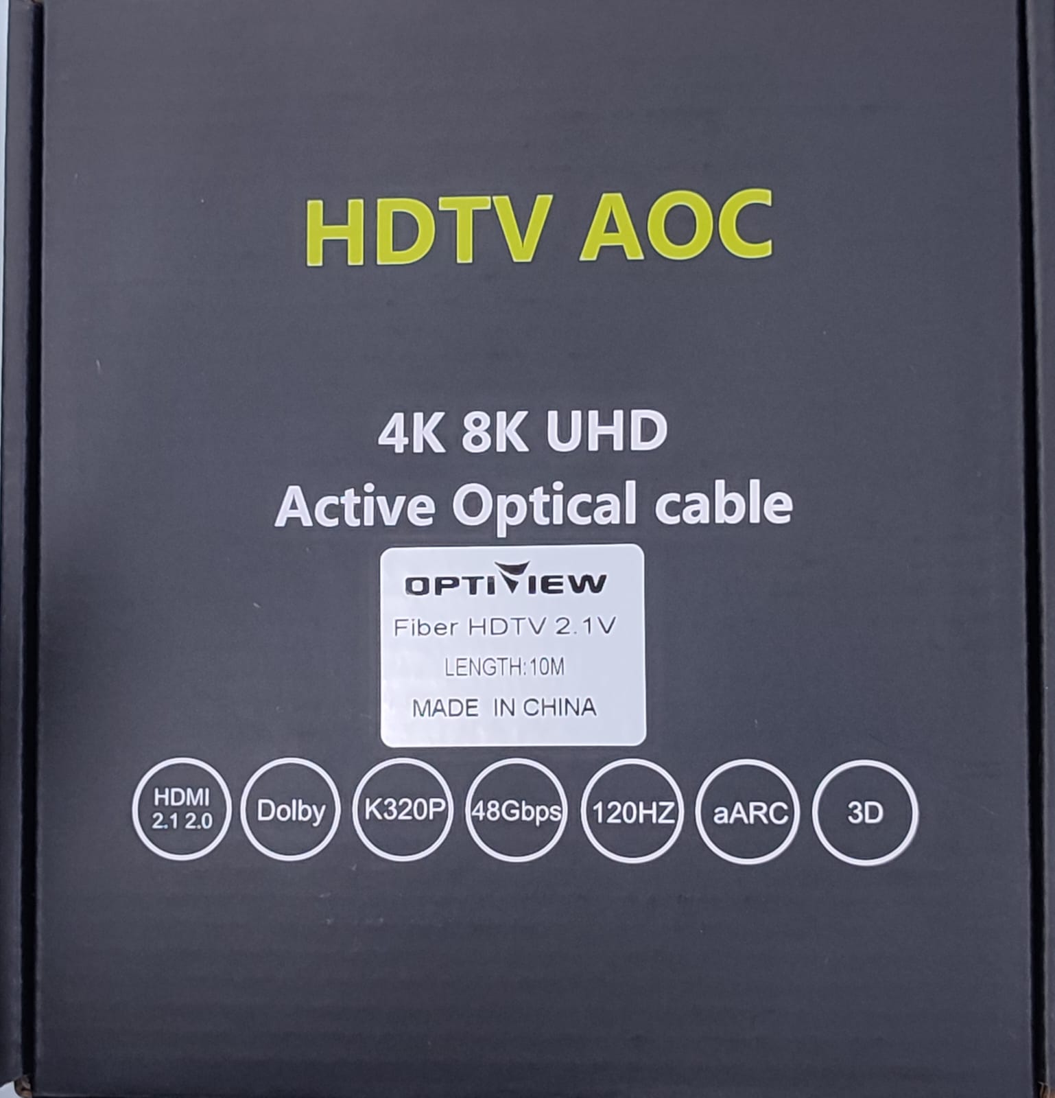 Optiview HDMI 8K ACTIVE OPTICAL CABLE - 2.1 V ( AOC ) WITH BOX 15m