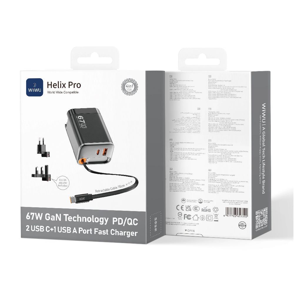 Wiwu Helix Pro Gan Charger 67W
