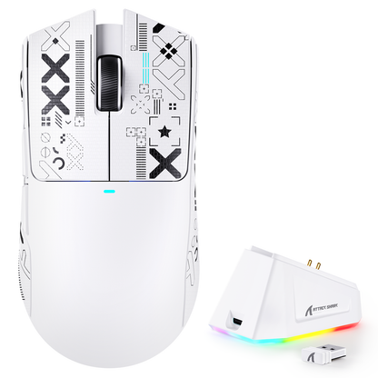 ATTACK SHARK X11 Wireless Gaming Mouse with Charging Dock