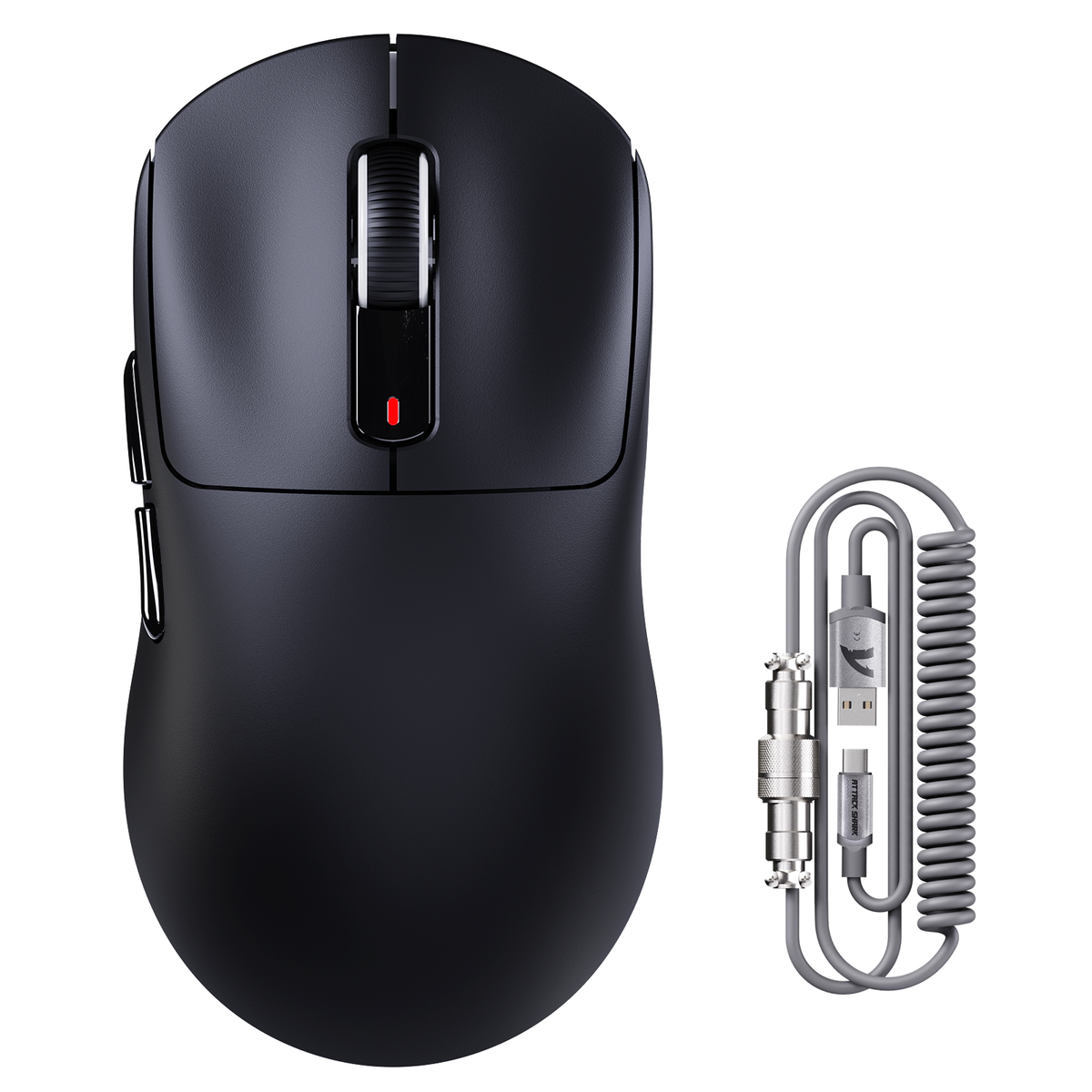 ATTACK SHARK X3MAX PAW3950 Wireless Gaming Mouse with C06 Mouse Coiled Cable