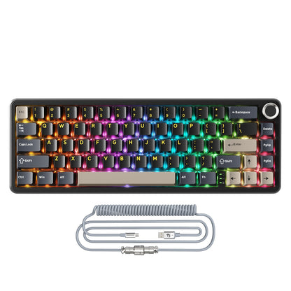 ATTACK SHARK X66 Wireless Mechanical Keyboard with 8K Coiled Cable