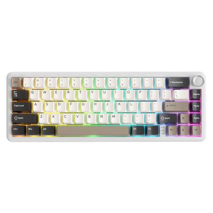 ATTACK SHARK X66 Wireless Mechanical Keyboard with Side Printed PBT Keycaps