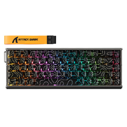 ATTACK SHARK X68MAX HE Rapid Trigger Aluminum Keyboard Magnetic Switch