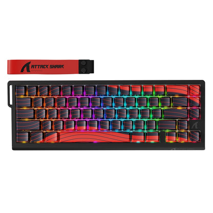 ATTACK SHARK X68PRO HE Wireless Rapid Trigger Keyboard Magnetic Switch