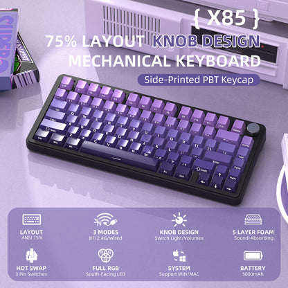 ATTACK SHARK X85 Wireless Mechanical Keyboard