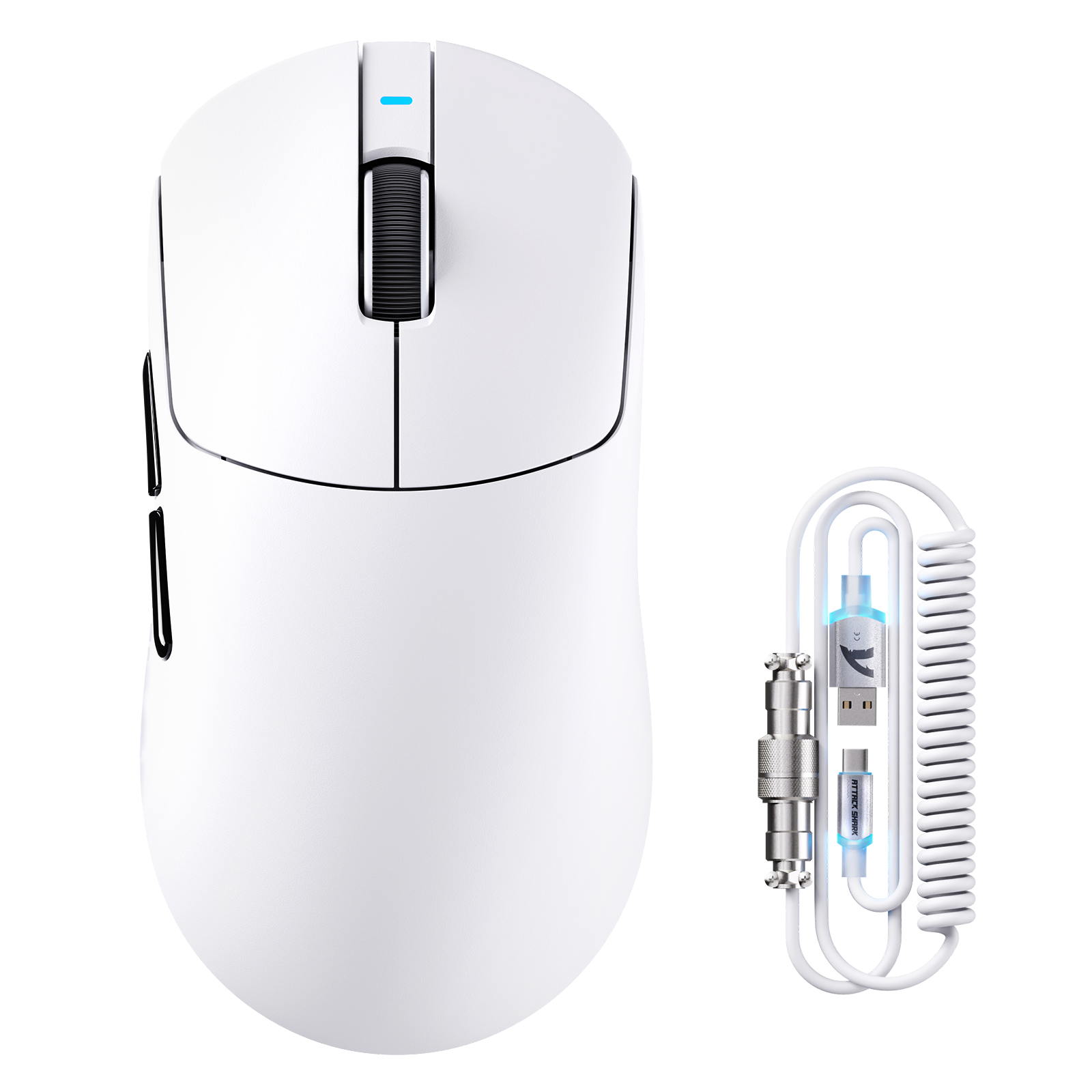ATTACK SHARK X8PLUS Tri-mode Wireless Gaming Mouse With C06 ULTRA Cable