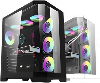 DarkFlash FT418 Pro ATX Gaming Case Black