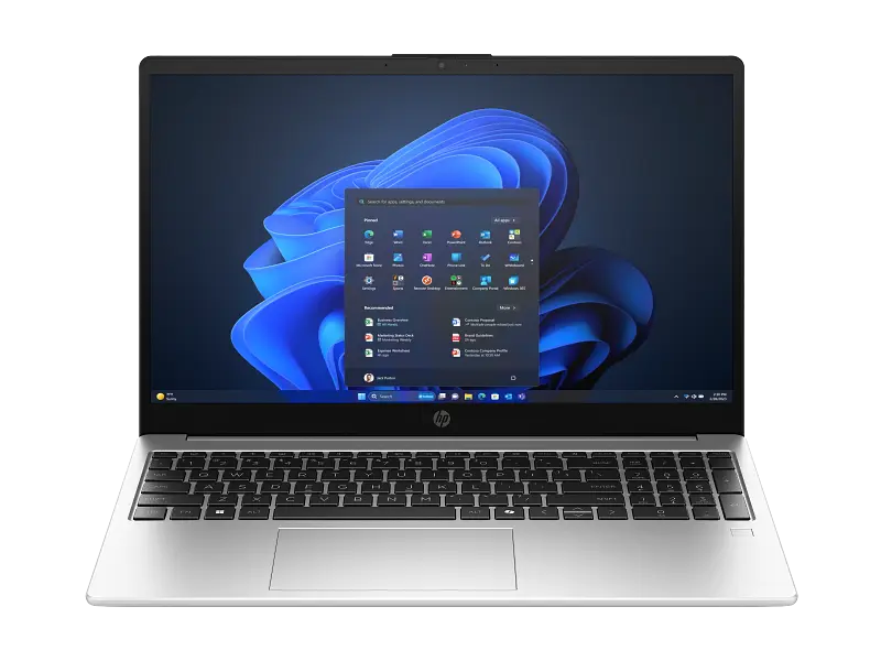 HP 250R G10 Laptop Intel Core 5 120U, 8GB DDR5, 512GB SSD, Intel Integrated Graphics, 15.6" FHD IPS, DOS, Turbo Silver