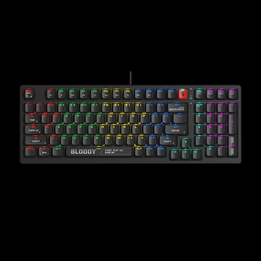 Bloody S98 Hot-Swappable BLMS Mechanical Gaming Keyboard | Bloody Black