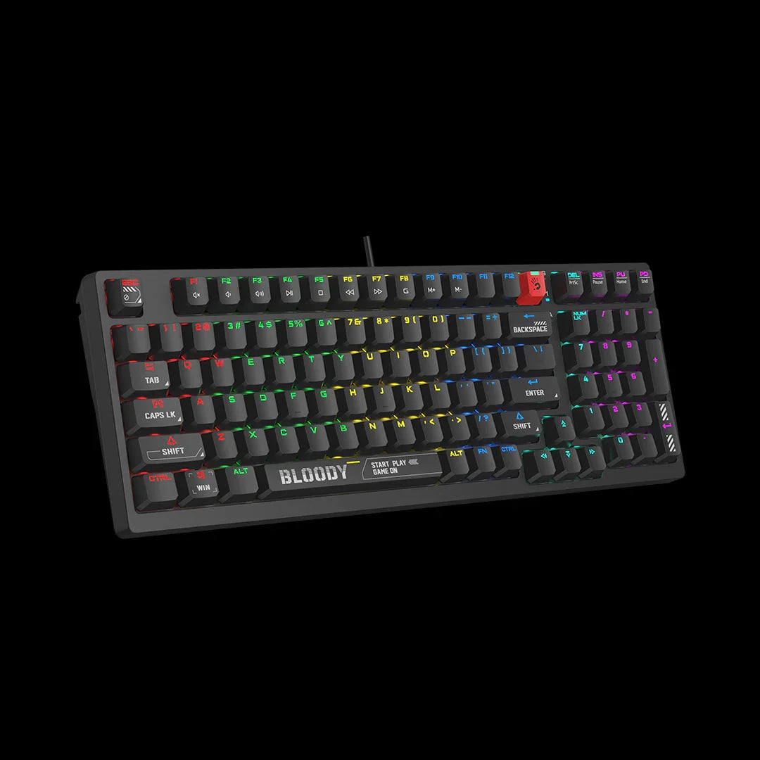 Bloody S98 Hot-Swappable BLMS Mechanical Gaming Keyboard | Bloody Black