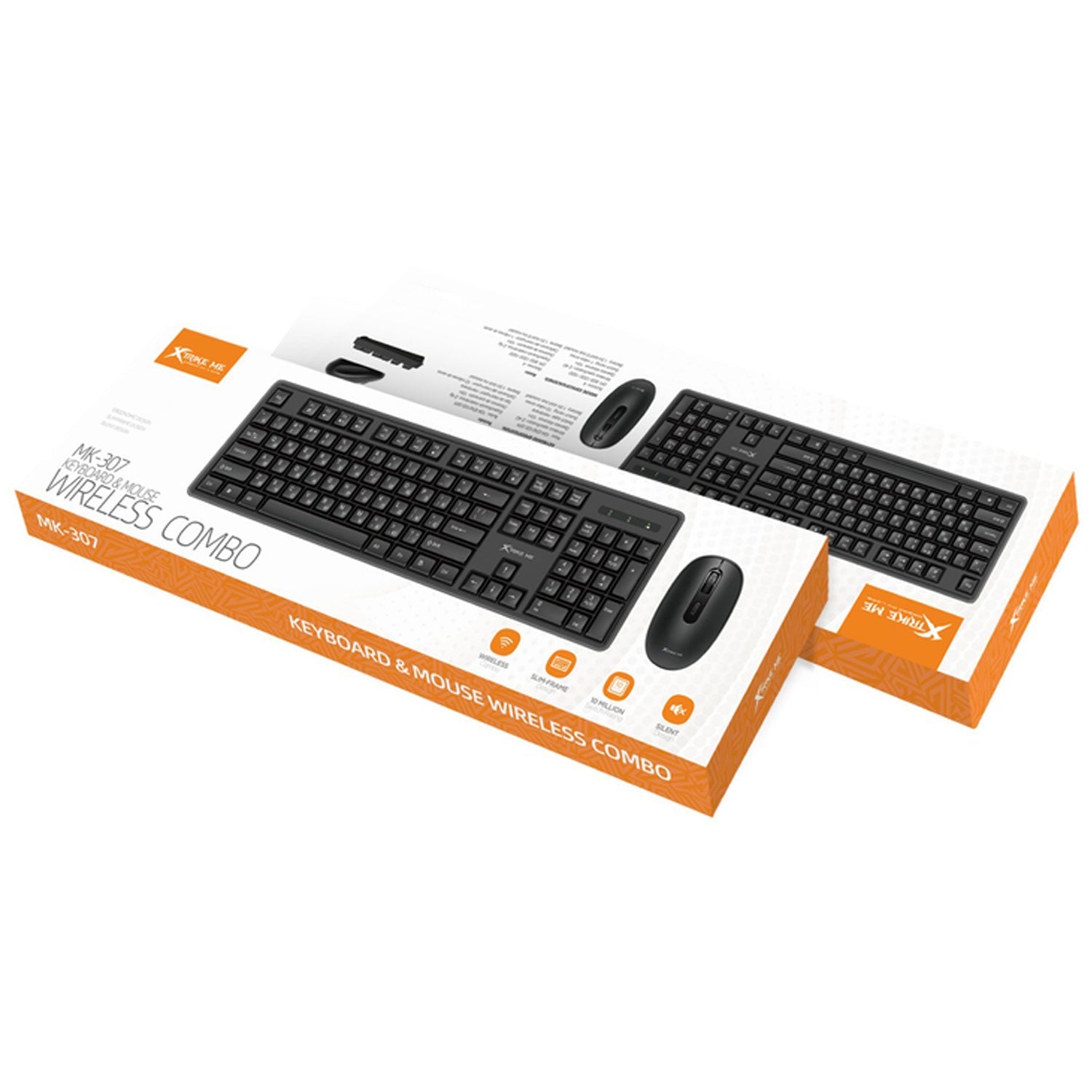 XTRIKE ME MK-307 EN WIRELESS KEYBOARD & MOUSE COMBO