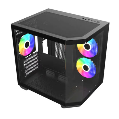Astro AGC-X40M Dual-Chamber Micro-ATX Gaming Case