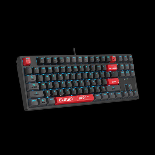 AT87 Alpha Optical Switch Mechanical Keyboard - Bloody Red