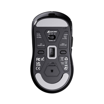 ATTACK SHARK X3 Wireless Gaming Mouse PAW3395 Superlight