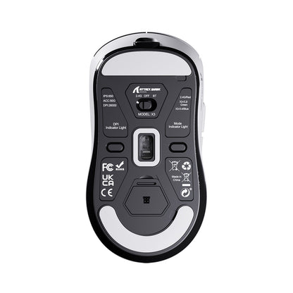 ATTACK SHARK X3 Wireless Gaming Mouse PAW3395 Superlight