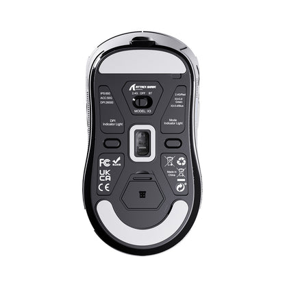 ATTACK SHARK X3 Wireless Gaming Mouse PAW3395 Superlight