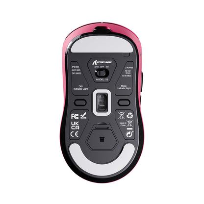 ATTACK SHARK X3 Wireless Gaming Mouse PAW3395 Superlight